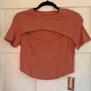 Large OGL cut out crop top